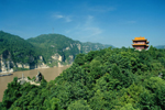 Three Gorges fantastic scenery in Spring