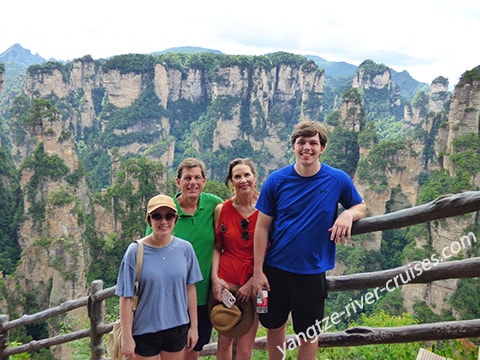 Chris & His Family Visiting Zhangjiajie in July 2025 Yangtze China Tour Review
