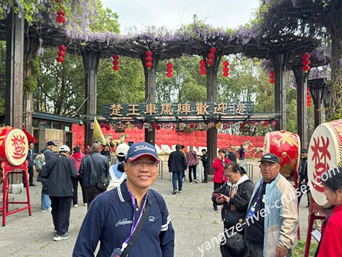 Pey Visiting Jingzhou with Century Legend Chongqing Shanghai Yangtze Cruise in March 2025 Yangtze China Tour Review