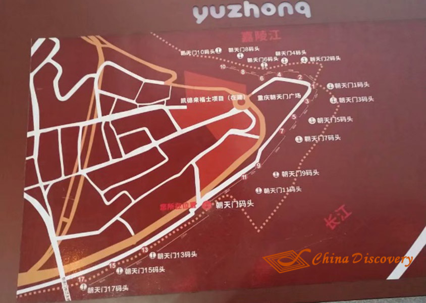 Chongqing Port Map & Transfer