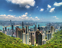 Appreciate Hong Kong Skyline form Victoria Peak