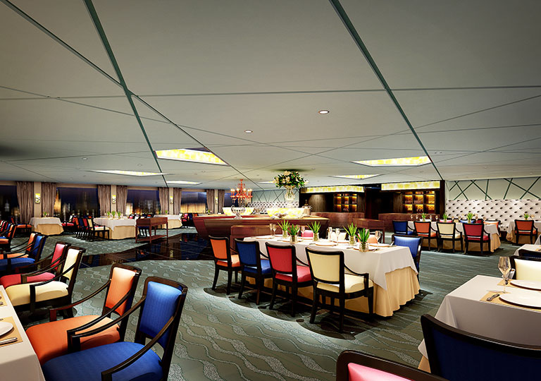 VIP Dining Hall on Century Cruises