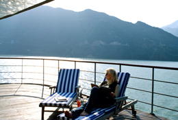 Relax on the Sun Deck of Yangtze Explorer