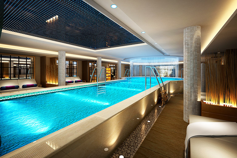 Swimming Pool on Yangtze Cruise