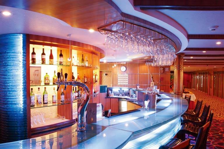 Night Bars and Lounges Onboard