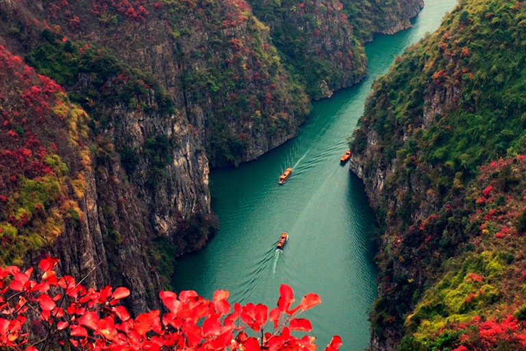 Three Gorges in the Yangtze River