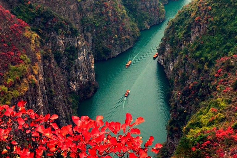 Three Gorges in Chongqing Autumn