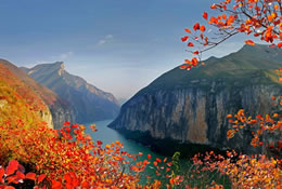 Autumn Scenery of Qutang Gorge