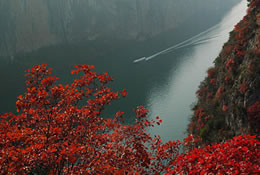 Winter Scenery of Qutang Gorge
