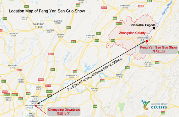 Location Map of Feng Yan San Guo Show