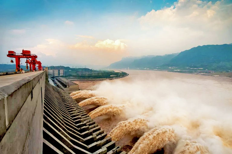 Three Gorges Dam Site in Yichang
