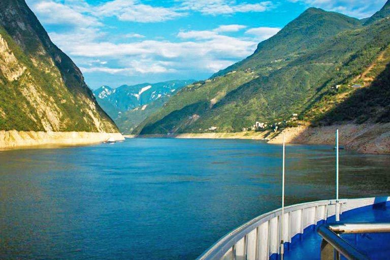 Observation Deck on Yangtze River Cruise