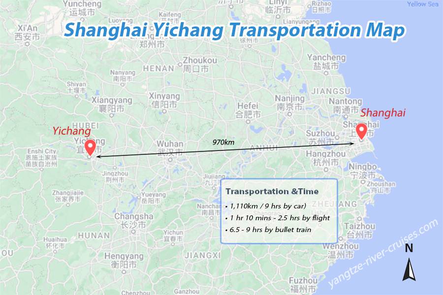  Shanghai Yichang Transportation Map