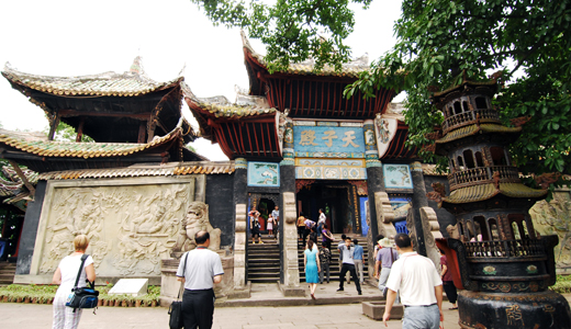 Tianzi Palace in Fengdu Ghost City